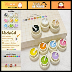 3D Sculpture Paint Set – 9 Colors, Self-Leveling Texture, DIY Nail Art, UV Curab
