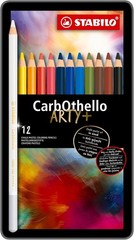 CarbOthello Chalk Pastel Pencils – Set of 12