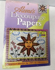 Rare CELESTIAL MOSAIC Decoupage Papers by Aleene’s NBL08A