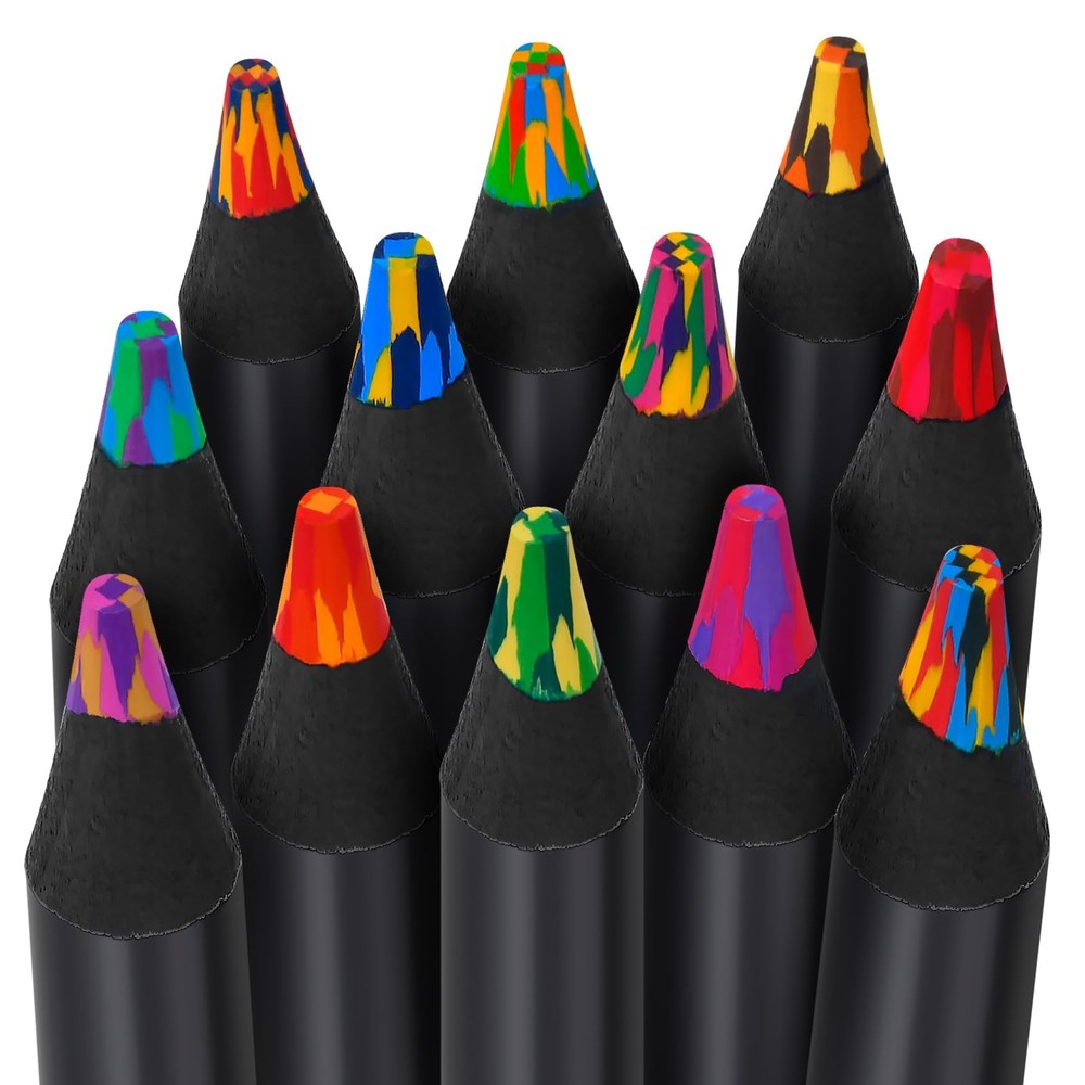 KUCHEY Art Supplies Teen Girl Boys Gifts Trendy Stuff, 12 Colored Rainbow Pen…
