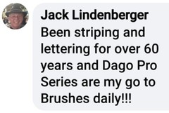 Von Dago Lettering Outlining Detail 6 Brush “Pro Series” SET ~ FREE SHIPPING