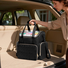 Double Layer Marker Organizer Bag Fit for 400 Markers, Large Marker Storage Case