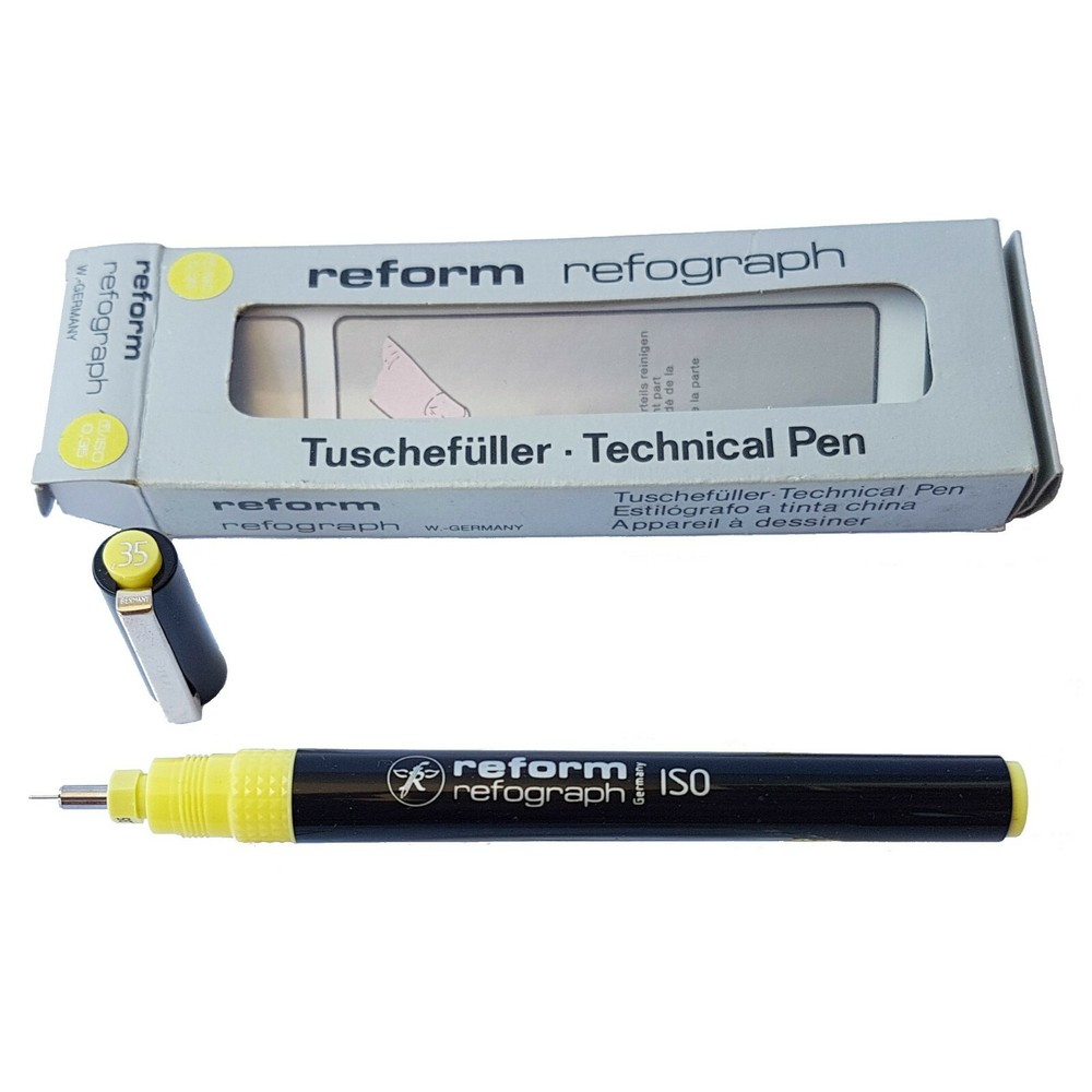 Reform Refograph 0.35 mm Technical Pen – Tuschefüller made in W. Germany!