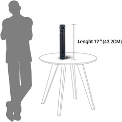 TRANSON Poster Tube Extendable 17 to 27 Document Blueprint Artwork Storage