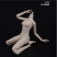 ZY TOYS 1/6 Scale MEDIUM Bust PALE skin tone female body N002