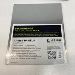 Lot of 5 Legion Stonehenge Aqua Coldpress Artist Panel Black 8×10