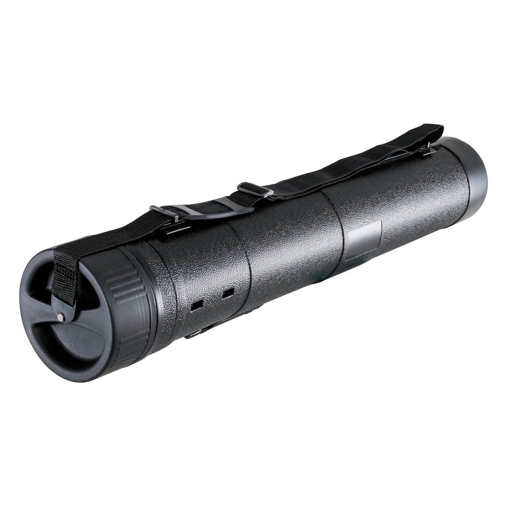 Drafting Drawing Poster Tube EXTRA-LARGE Black Diameter: 7-1/4”, Length: 32“-52”