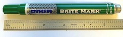 DYKEM MARKERS BRITE-MARK 2 PC INDUSTRIAL ALL PURPOSE GREEN #84007