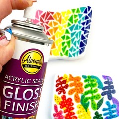 Aleene’s 26412 Clear Gloss Acrylic Sealer Spray – 6 Oz for Ultimate Protection
