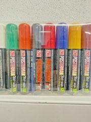 Kuretake ZIG Posterman Wet-Wipe 15mm Big & Broad Chalk Pens – Multi Colour Set