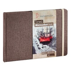 Hahnemuhle Toned Watercolour Book – A6, A5, 14×14 cm – Beige or Grey