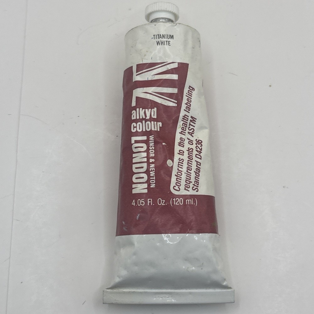 Winsor Newton 120ml Titanium White Alkyd Resin Oil Paint