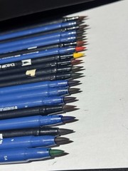 Tombow ABT Dual Brush Pens 18/15 Staedtler MarsGraphic 3000 Duo Color Brush