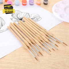 11 PCS Detailing Paint Brush, Miniature Paint Brushes by Number Tiny Detail Pain
