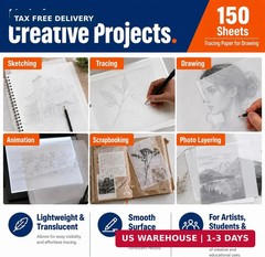 Transfer Paper Tracing Paper – PSLER Translucent on Artist Lettering Sketch Draw