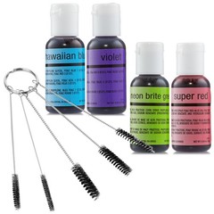 Cake Airbrush Decorating Kit – Airbrush, Compressor, and 4 Chefmaster Colors