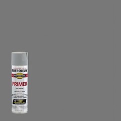 Rust-Oleum 7582-838 Professional Flat Gray Primer Spray 15 oz (Pack of 6)