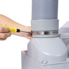 Portable Airbrush Spray Booth Kit with Turntable, Dual Fans, LED Lights