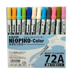 Derita alcohol marker Neopiko color 72 colors A set