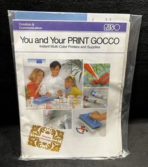 Riso Print Gocco B6 Hi-Mesh Set Vintage Screen Printing Kit Japanese Brand New