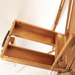Mabef M22 Art Easel & Tray Italy Oil Painting Wood Folding Art Tool Packable EUC