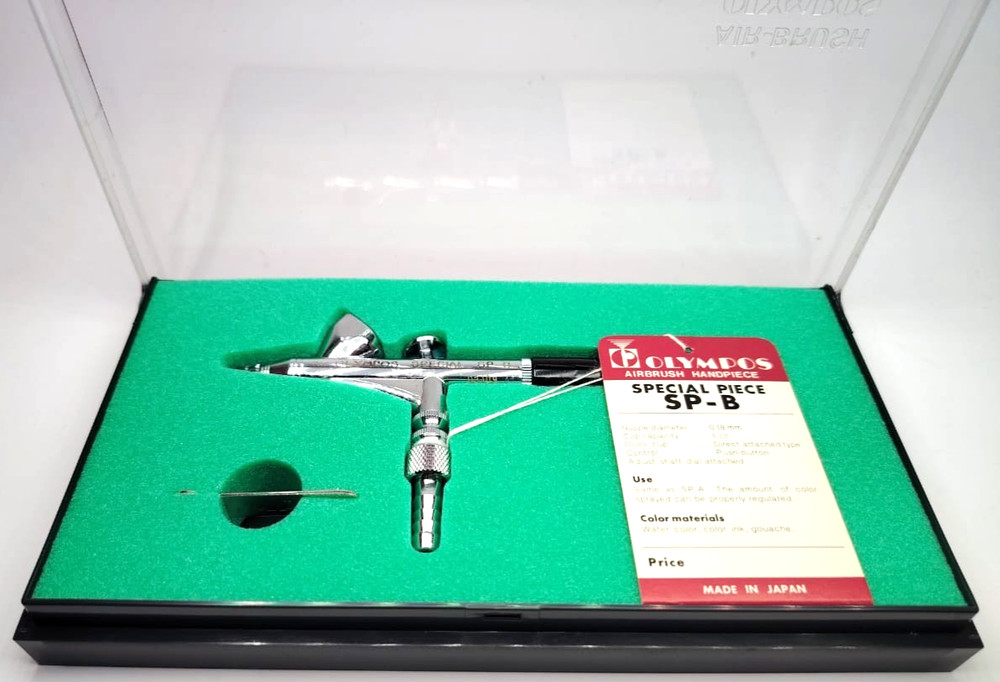 Olympos SP-B Special Piece NOS Airbrush 0.18mm Mint NIB Discontinued Japan FedEx