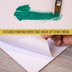 9″ x 12″ Heavy-Weight Oil Painting Paper Pad 90lbs (190gsm) 15-Sheets – 2 Pads