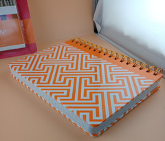 Pretty Spiral Journal With 8 Pack Of Sakura Micron .45 mm Assorted Colors Pens