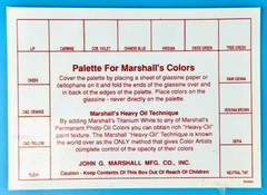 Vintage Marshall’s Photo Coloring System Oil Kit Advanced Hobby Set COMPLETE