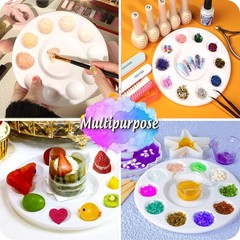 22pcs Paint Palettes, Plastic Paint Tray Palette, Paint Pallets for Kids or S…