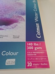 3 piece- watercolor paper lot- Strathmore Field x2- Windsor & Newton Block
