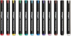 Pro Fine Point 12 Colors Acrylic Paint Markers Calligraphy Illustration Kit