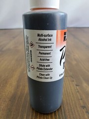 Jaquard Pinata Alcohol Ink Calabaza Orange 4 Oz Transparent Permanent Acid Free