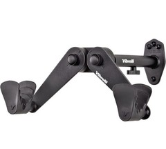 Vibrelli Bike Wall Mount – Horizontal Storage Rack for Hanging 1 PACK, Black