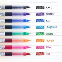 EYEYE 8 Assorted Colors 1.0mm Rollerball 1 Count (Pack of 1), Multicolor
