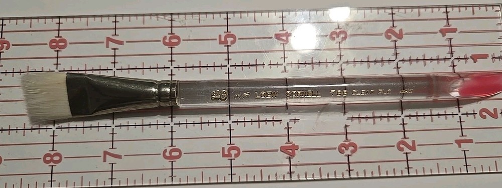 Loew Cornell 799 CLEAR FLOW 3/4″ Flat, Chisel End, Short Handle New