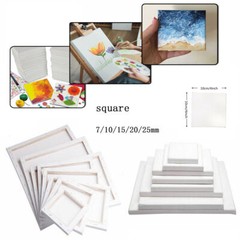 White Blank Art Boards Mini Stretched Artist Canvas Art Board Acrylic Oil Paint
