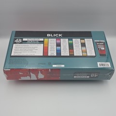 Blick Studio Acrylic Paint Set 48 Tubes 0.7oz Multicolor 01637-0489