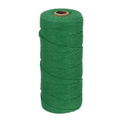 2mm x 186 Yard Emerald Green Natural Cotton Macrame Rope, 2 Strands