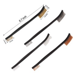 Accmor Gun Cleaning Tools Kit, Universal Gun Cleaner Set Including 4 Pcs Double-