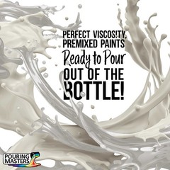 Pouring Masters Graystone 32-Ounce (Quart) Water-Based Acrylic Pouring Paint