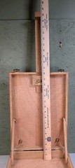 Wooden Folding Box Artists Easel Painting Stand Capt. Jack Rauscher Pirate Ship