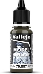 Smooth Acrylic Paint Olive Drab 17ml Bottle Interior Exterior Plastic Metal
