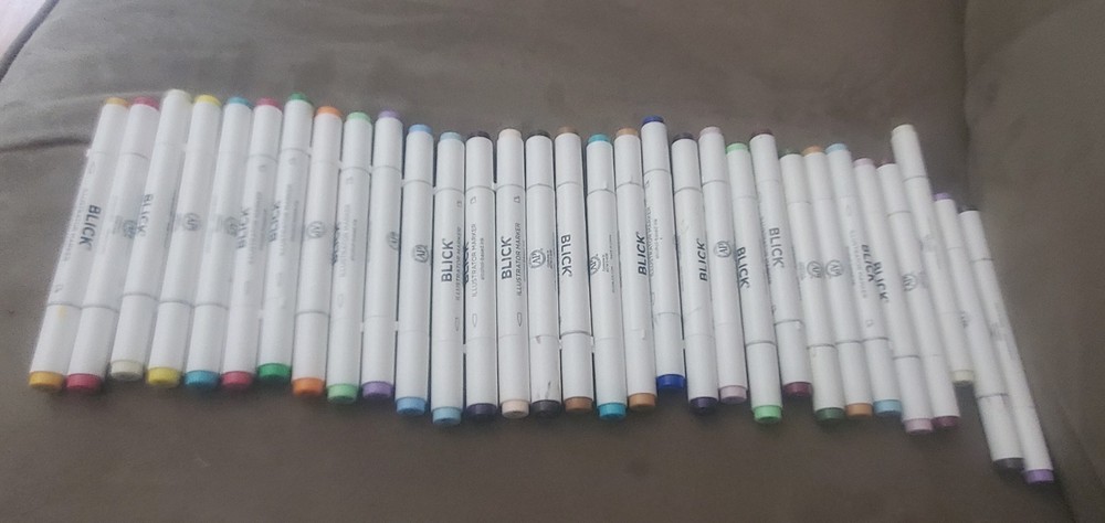 31 Blick Illustrator Dual Tip Marker Set Professional Artist