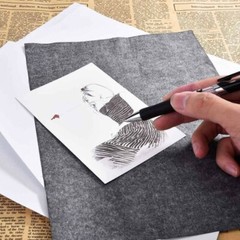 200 Sheets Carbon Transfer Paper Graphite Tracing Papers Black for Wood Canvas