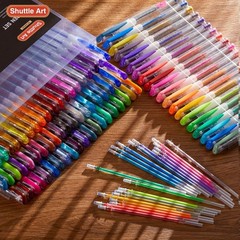 80-Color Glitter Gel Pens Set & 80 Refills – Non-Toxic Art Supplies for All Ages