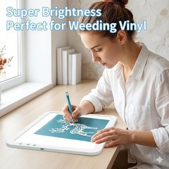 Tablero/caja de luz inalámbrica para calcar, pintar con diamantes y dibujar NEW