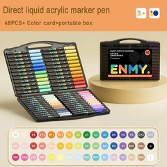 ENMY Acrylic Paint Markers Pen 80 Colors Soft Head Direct Liquid Art Supplies