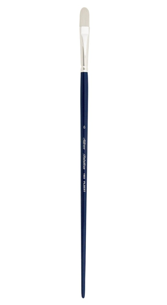 Ted 19036 Bristlon Filbert Paintbrush For Oil Acrylic And Heavy Body Paints Size