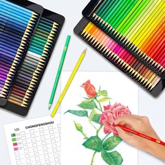 Premier Watercolor Colored Pencils 120Pack Art Drawing for Adult Kids Student US